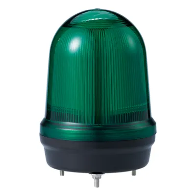 LED con patrones fijo/intermitente, estroboscópico y simulación rotatorio, Color Verde de 12-24 VCD