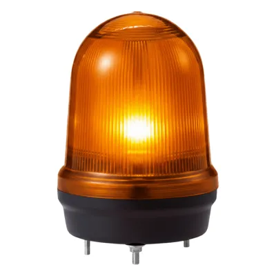 LED con patrones fijo/intermitente, estroboscópico y simulación rotatorio, Color Ámbar de 110-220 VCA