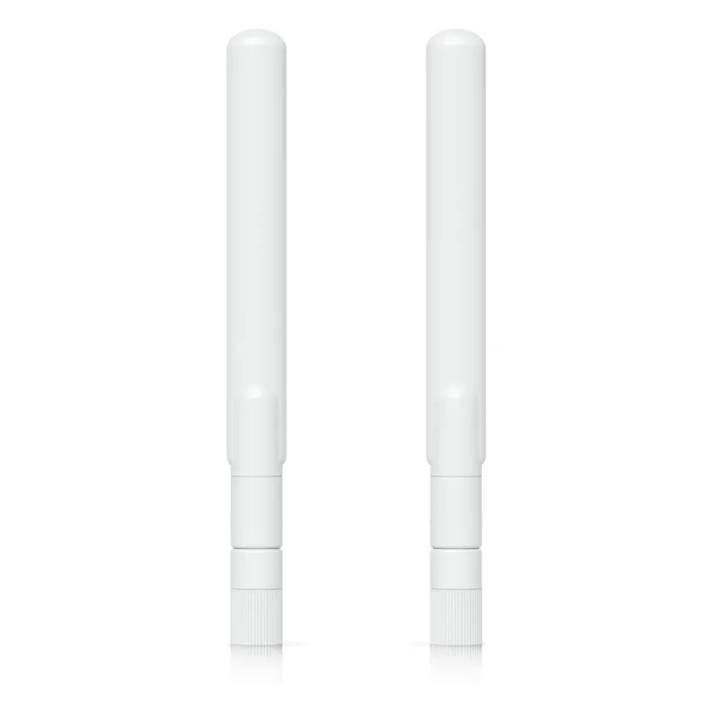 Par de Antenas Omnidireccionales Ideales para el UK-Ultra. Incluye dos Antenas de Doble Banda con 3 dBi en 2.4 GHz y 4 dBi en 5 GHz