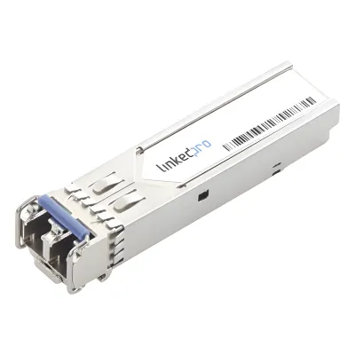 Transceptor Óptico Industrial SFP+ (Mini-Gbic) / Monomodo 1550 nm / 10 Gbps / 10GBASE / Conectores LC/UPC Dúplex / DDM / Hasta 80 km