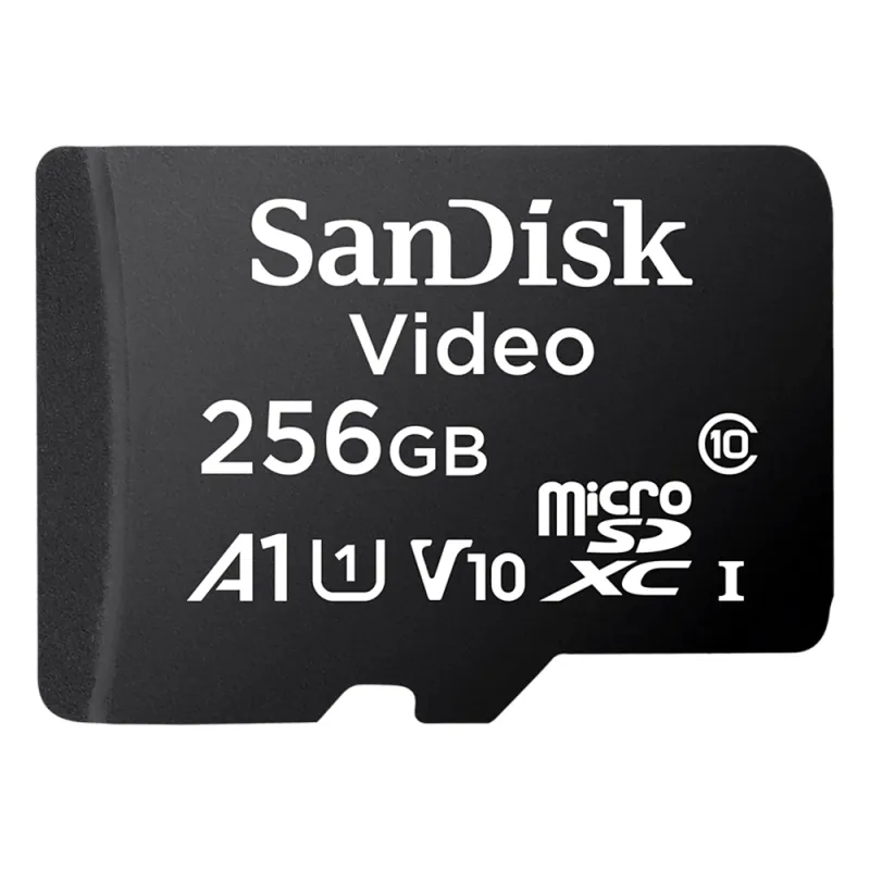 Memoria microSD SanDisk 256GB / Alta Resistencia / Videovigilancia / Clase 10