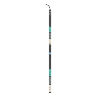 PDU EL2P Inteligente Monitoreable (MI) para Distribución de Energía, Enchufe de Entrada IEC 60309 3P+N+E 6h 16A (IP44), 21 Salidas C13/C15 y 21 C13/C15/C19/C21, de Instalación Vertical, 230 Vca, 16 Amp