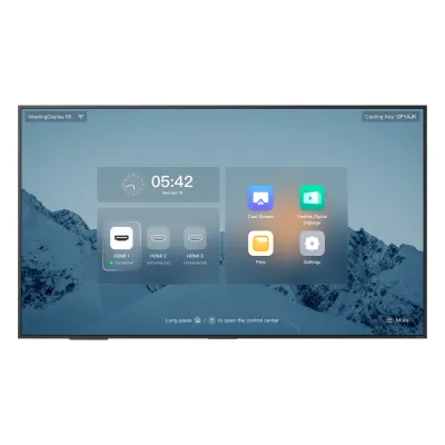 Pantalla Profesional Yealink de 65" MD-65 para Salas de Juntas, con Integración a MeetingBars y Control Inteligente