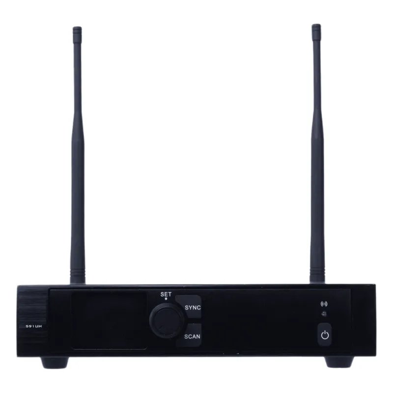 Receptor Inalámbrico Un Canal EP-591U | Transmisión Digital U-Band 540-690 MHz | Modulación PI/4-DQPSK | Pantalla TFT-LCD 2.2" | Salida Balanceada y Desbalanceada | Encripción de Audio | Escaneo de Frecuencia