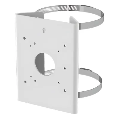 Soporte de Poste / Aluminio y Acero Inoxidable / Carga 4 kg / Poste 65-152 mm / Serie 35 / Interior y Exterior