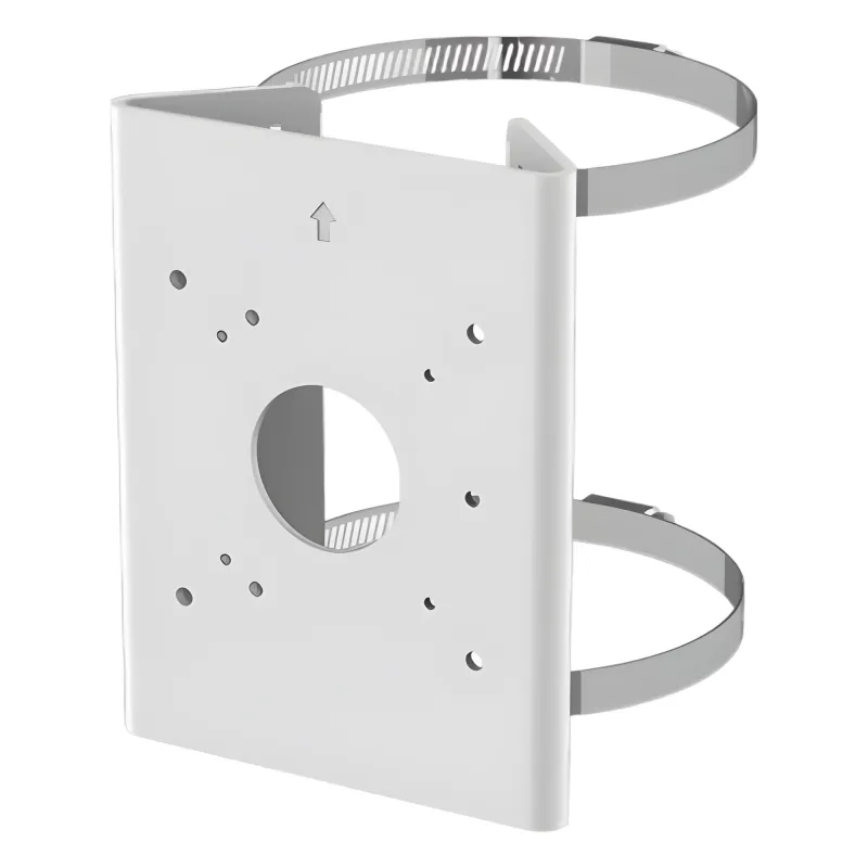 Soporte de Poste / Aluminio y Acero Inoxidable / Carga 4 kg / Poste 65-152 mm / Serie 35 / Interior y Exterior