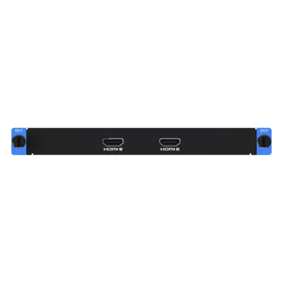 Tarjeta de Salida HDMI 4K 2 Canales / 4K60 / HDMI 2.0 / 8.84 MP por Puerto / 16 Capas Video Wall / Compatible Serie C66S