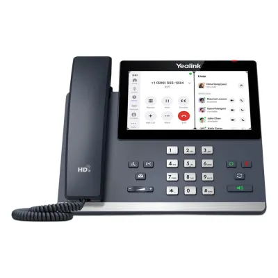 Telefono IP MP56-E2-Zoom de Yealink con Integración Nativa para Zoom, Pantalla de 5" y Audio HD con Cancelación Avanzada de Ruido