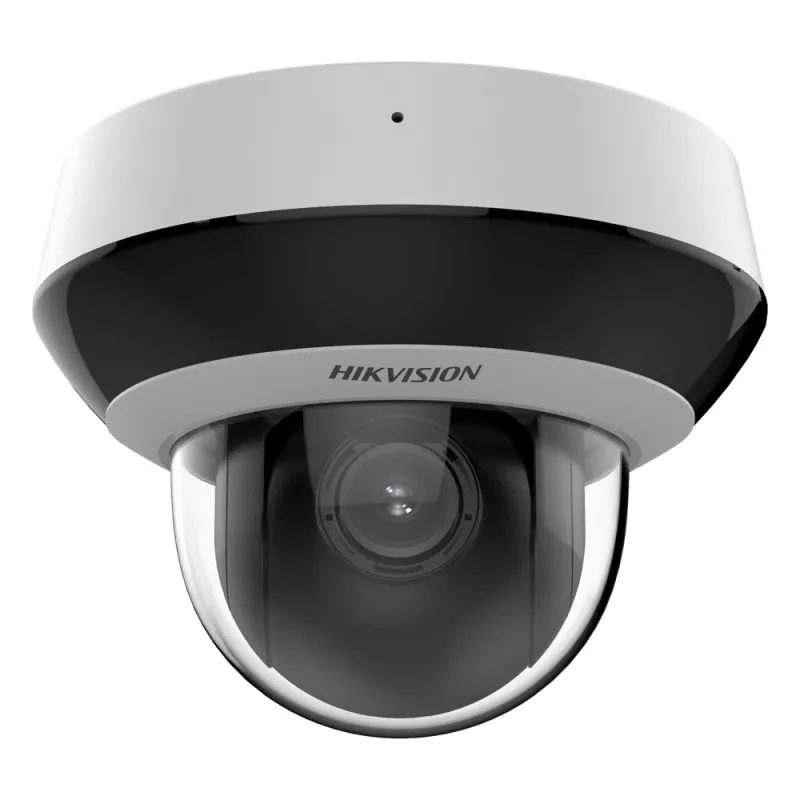 Mini Domo PTZ IP 6 Megapixel / 4X Zoom / Micrófono y Bocina Integrada / ACUSENSE / H.265+ / 20 mts IR EXIR / WDR / PoE / IK10 / IP66 / DarkFighter / / Micro SD