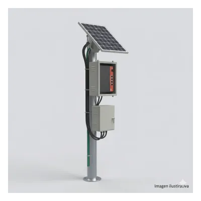 Kit Solar Witek de 28 W con 5 Puertos PoE 802.3 af y PoE Pasivo 24 V para alimentar Camaras IP y un Enlace Punto a Punto en 24 Vcc