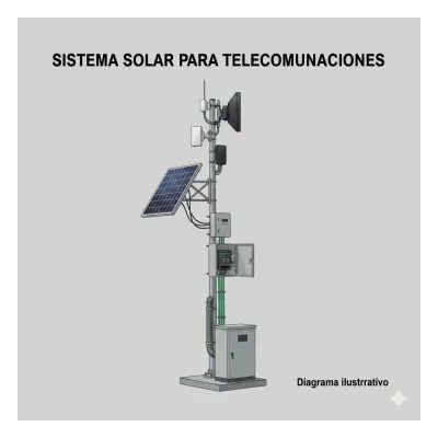 Kit Solar de 28 W con PoE Pasivo 24 Vcc para 2 Radios de Ubiquiti airMAX, Cambium ePMP