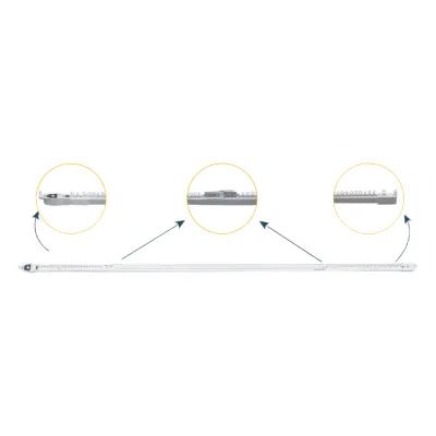 Riel Ajustable Cortinas Motorizadas / 2.3-4 m Ajustable / 20 Kg Capacidad / Movelite WF + Elatio Compatible / Instalación Techo / DIY / Smart Home
