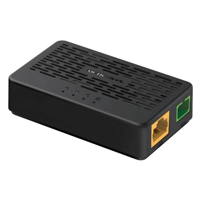 Terminal XPON 1 Puerto Gigabit / Modo Dual EPON + GPON / Downstream 2.488 Gbps / Gestión OMCI / VLAN 802.1Q / Bridge / Encriptación AES / DBA / FEC