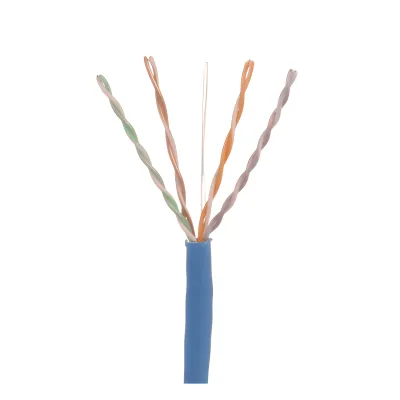 Bobina de Cable UTP 305 Metros (1000 Pies) de Cobre, TX6000? PanNet, Azul, Categoría 6 (24 AWG), CMP (Plenum), de 4 Pares