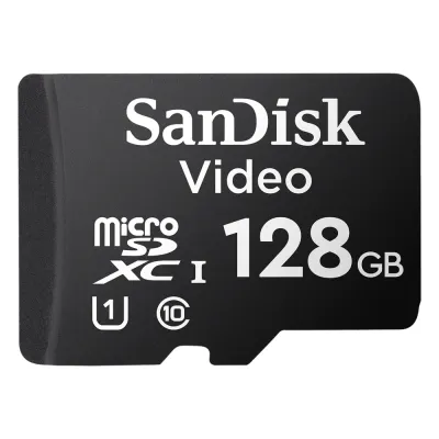 Tarjeta MicroSDXC / 128 GB / Clase 10 / Lectura 80 MB/s / 64 TBW / -25°C a 85°C