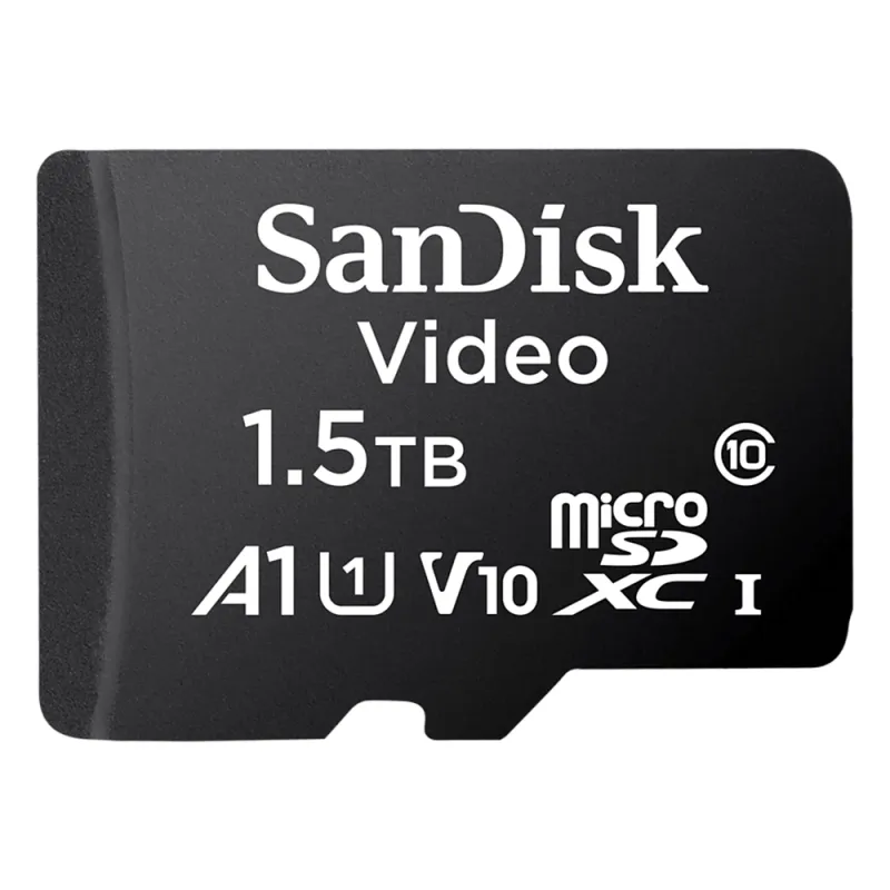 Memoria microSD SanDisk 1.5TB (1500 GB) / Alta Resistencia / Videovigilancia / Clase 10