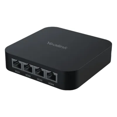 Switch PoE compacto RCH40-E2 para Conectar y Alimentar Múltiples Dispositivos de Videoconferencia Yealink