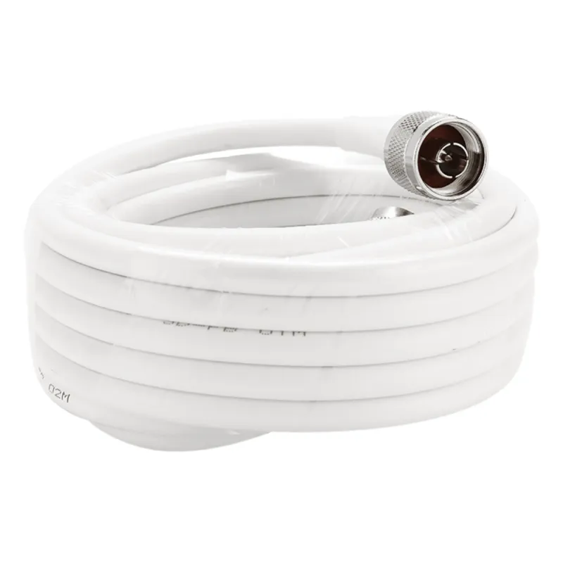 Jumper Coaxial con Cable Epcom295 | Conector N Macho en los Extremos | 6 Metros (19.69 Pies) de Longitud.