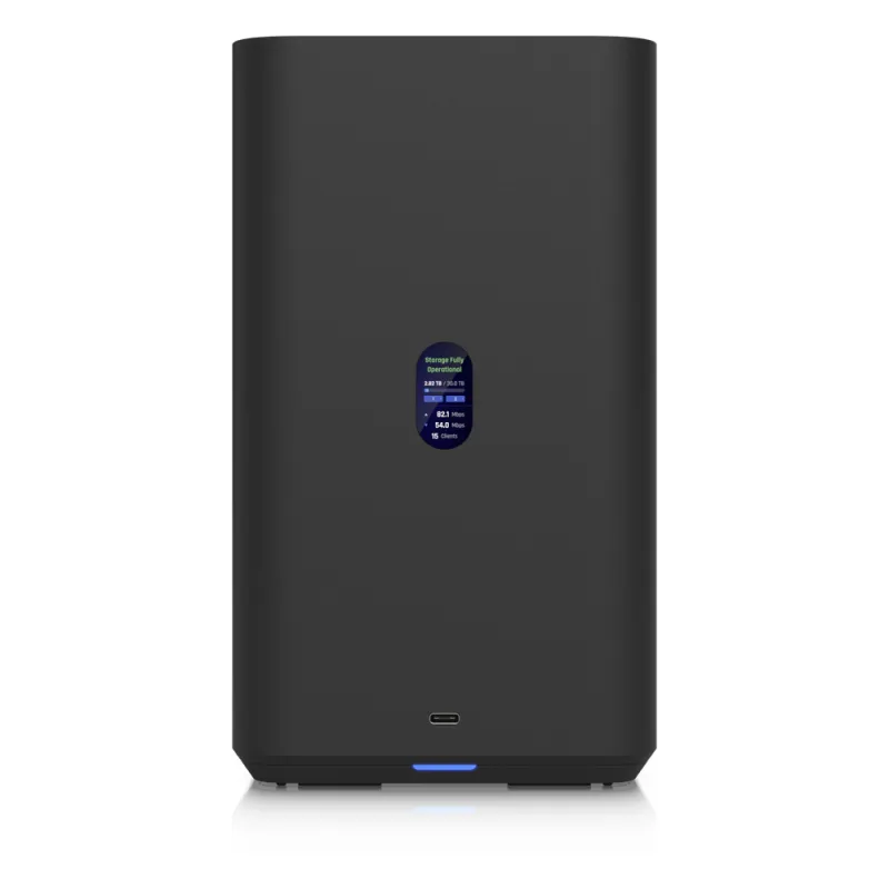 UniFi UNAS-2 – Servidor NAS Compacto de 2 Bahías para HDD 3.5" SATA, Puerto 2.5 GbE, USB-C y PoE++