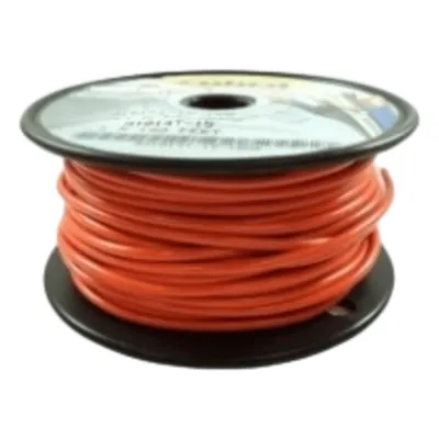 Cable Eléctrico Color Naranja Calibre 14 / Rollo de cable de 100 pies / UL 1015-1230 / Cobre Estañado Clase K / 600 Voltios / 105°C Seco - 75°C Húmedo / Aislante PVC Retardante de Llama VW-1 / Resistente a Humedad, Abrasi&