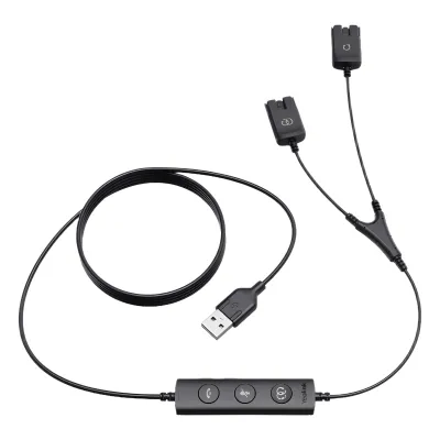 Cable para Entrenamiento en “Y” para Diademas Yealink de la Serie YHS (1 PIEZA)