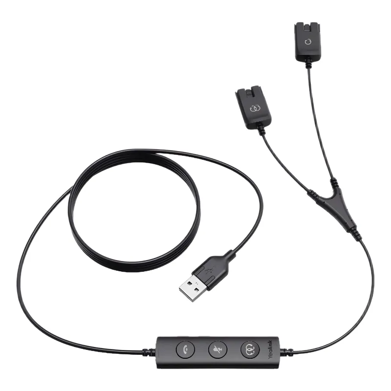 Cable para Entrenamiento en “Y” para Diademas Yealink de la Serie YHS (1 PIEZA)