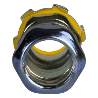 Conector de Compresión Hermético de Acero Galvanizado para Pared Delgada de 1 1/4" .