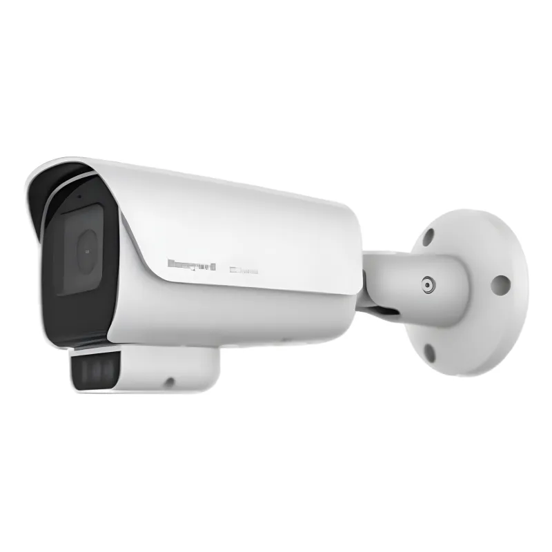 Cámara Bala IP / 5 MP / Color 24/7 Dual-Light / Lente Fijo 2.8 mm / WDR 120 dB / IR 40 m / IP66 IP67 IK10 / PoE / NDAA