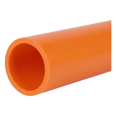 Ducto para Fibra Óptica 2" Liso RD11, Color Naranja Prelubricado, Rollo de 200 Metros