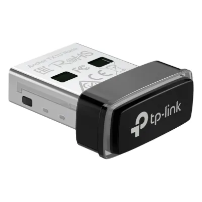 Adaptador USB Inalámbrico AX300 / Wi-Fi 6 2.4 GHz / 287 Mbps / Nano Size / OFDMA y MU-MIMO / Driver Pre-cargado / WPA2-PSK