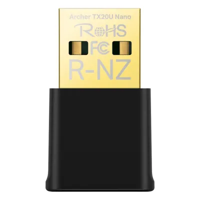 Mini Adaptador USB inalámbrico doble banda AC 600 Mbps, antena onmidireccional.