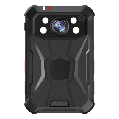 Body Camera Portátil / Grabación 2K a 30 fps / 40 MP Fotos / IP68 MIL-STD-810G / 4G WiFi GPS / 64 GB / Pantalla 2.4" LCD / PTT y SOS