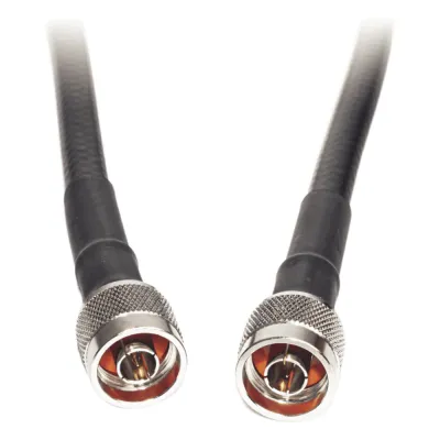 Jumper Coaxial con Cable Epcom405 | Conector N Macho en los Extremos | 30 Metros (98.43 Pies) de Longitud.