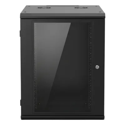 Gabinete de Pared 16U de 635 mm de Profundidad, Rack de 19 in en Acero Reforzado: Compacto y Resistente para Soluciones Profesionales