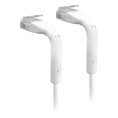 UniFi Patch Cable Cat6 Ultradelgado GbE con Botas Flexibles, Color Blanco, 0.3 Metros (0.98 Pies)