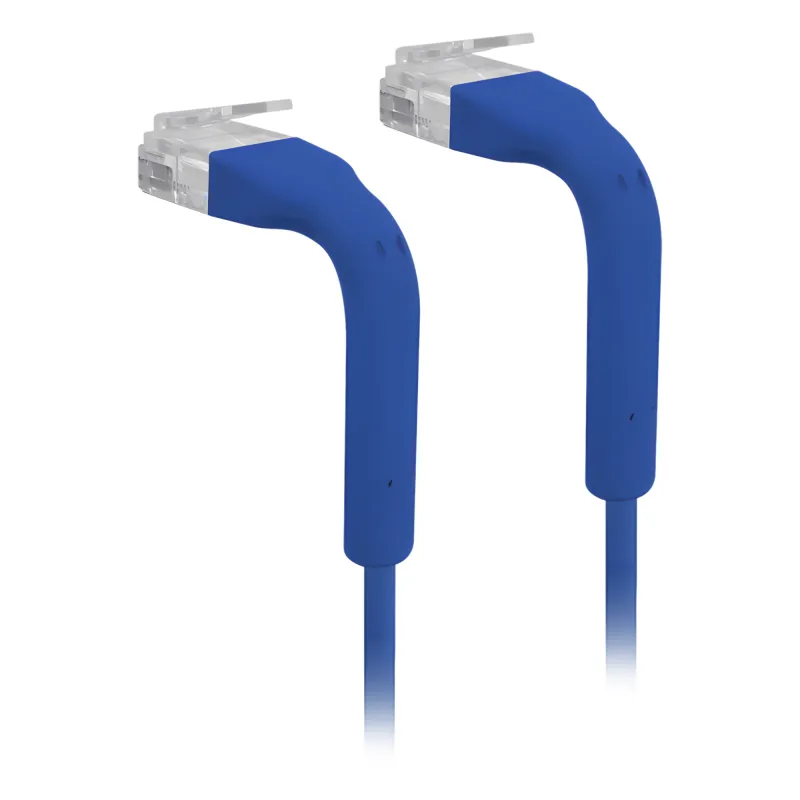 UniFi Patch Cable Cat6 Ultradelgado GbE con Botas Flexibles, Color Azul, 1 Metro (3.28 Pies)