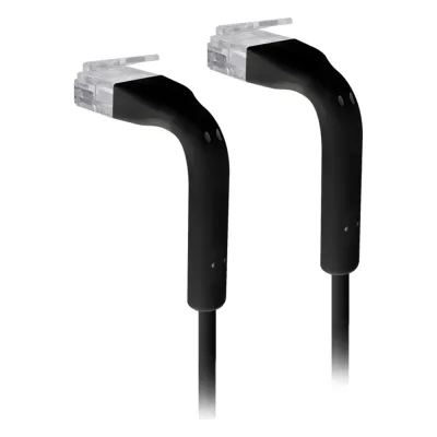 UniFi Patch Cable Cat6 Ultradelgado GbE con Botas Flexibles, Color Negro, 2 Metros (6.56 Pies)