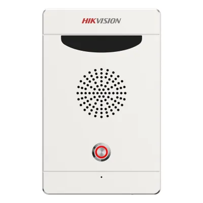 Estación de Alarma de Pánico / Audio Bidireccional / Altavoz 3W Integrado / Micrófono Omnidireccional / 2 Entradas y 2 Salidas de Alarma / IP65 IK08 / Montaje Pared y Empotrado / Exterior Aluminio