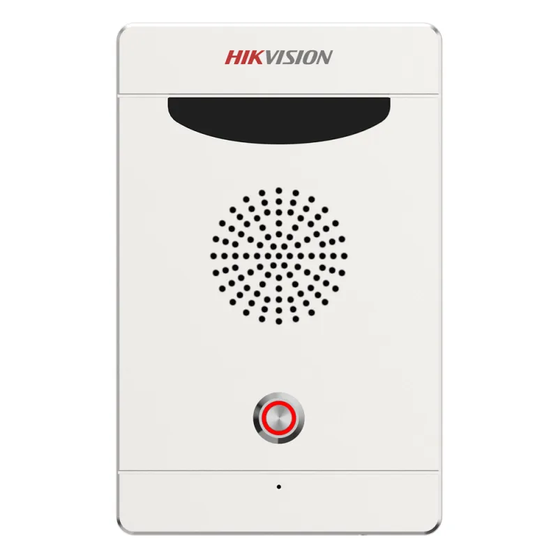 Estación de Alarma de Pánico / Audio Bidireccional / Altavoz 3W Integrado / Micrófono Omnidireccional / 2 Entradas y 2 Salidas de Alarma / IP65 IK08 / Montaje Pared y Empotrado / Exterior Aluminio