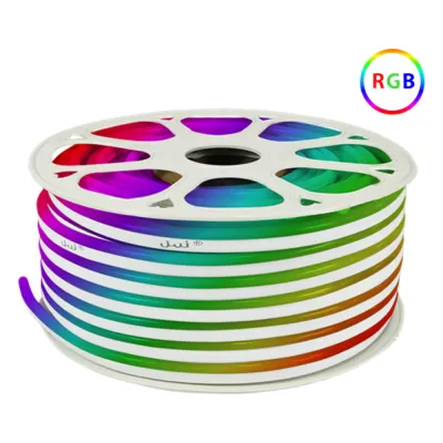 Manguera Luminosa LED Neón RGB / 50 Metros / IP65 Interior-Exterior / Corte Cada 100 cm / 300W Máximo / 120° Ángulo de Luz / Libre de Mercurio