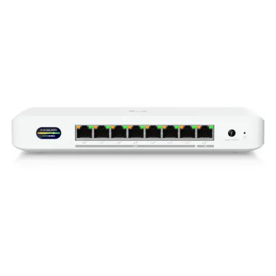 UniFi Device Bridge Switch (UDB-Switch) – Switch PoE+ Compacto con Puertos Multi-Gig (1 x 10 GbE y 7 x 2.5 GbE) y Enlace Inalámbrico WiFi 7 Integrado