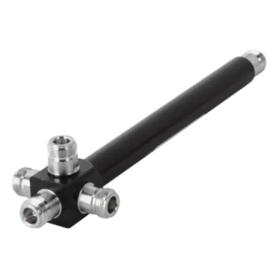 Divisor de Potencia 4 Salidas / 698-2700 MHz / PIM -120 dBc / 200W Potencia Máxima / Conectores N Hembra / Pérdida 6.32 dB / 50 Ohm