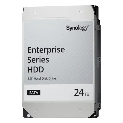 Disco Duro SATA de 3,5" Serie Plus / Capacidad 24TB / Interfaz SATA 6 GB/s / Tecnología CMR / MTBF de 1,2 Millón de Horas / Carga de Trabajo de 180 TB/año / Compatible con Synology DSM