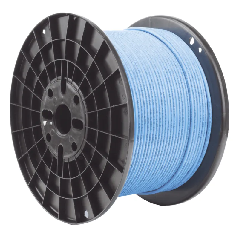 Bobina de Cable UTP de 4 Pares, TX6A™, Cat6A, 23 AWG, CMR (Riser), Color Azul, 305 Metros (1000 Pies)