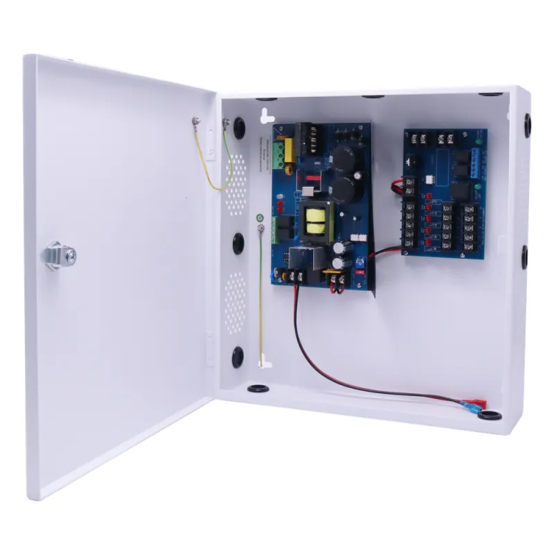 Fuente de Poder para Control de Acceso AL600FC / 6A Total / 5 Salidas Clase 2 PTC Auto-reiniciables / 12-24 VDC Selectable / Entrada 115 VAC / Respaldo Batería 40 AH / Supervisión FACP / Fail-Safe y Fail-Secure