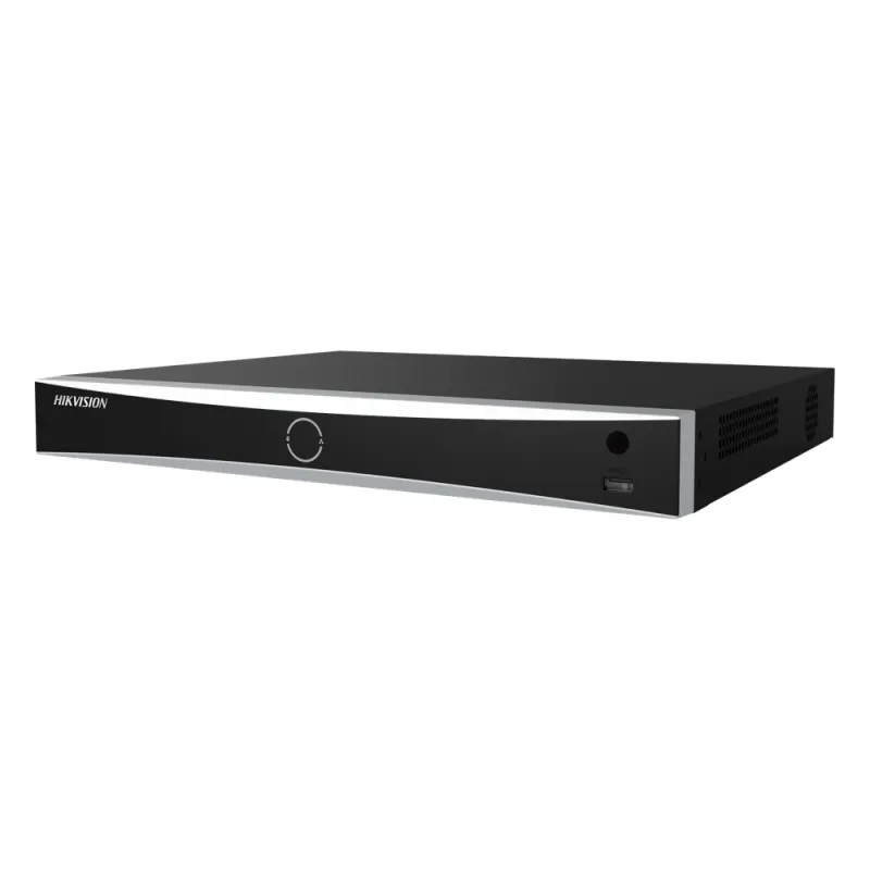 [AcuSeek] NVR 12 Megapixel (4K) / 32 canales IP / 16 Puertos PoE+ / AcuSense (Evita Falsas Alarmas) / 2 Bahías de Disco Duro / HDMI en 4K / Alarmas I/O / 300 Metros PoE Modo Extendido
