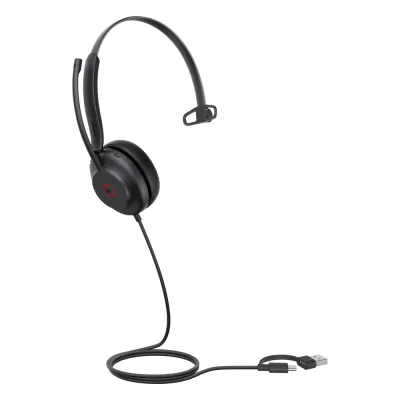 Auriculares Yealink UH35 Mono con cancelación de ruido por USB-C/A e indicador de ocupado