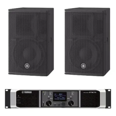 Kit Refuerzo Sonoro | Incluye 2 Bocinas CHR10 y 1 Amplificador PX5 | Ideal para Aplicaciones de Música en Primer Plano