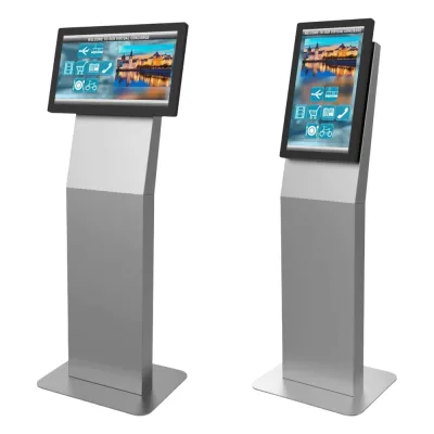 Montaje tipo Kiosko Para Pantallas Indoor Peerless-AV / Base Rectangular / Puertas con Seguridad / Gestión Interna de Cables / Compatible con formato VESA 100x100 a 200x200 (pantalla no incluida)
