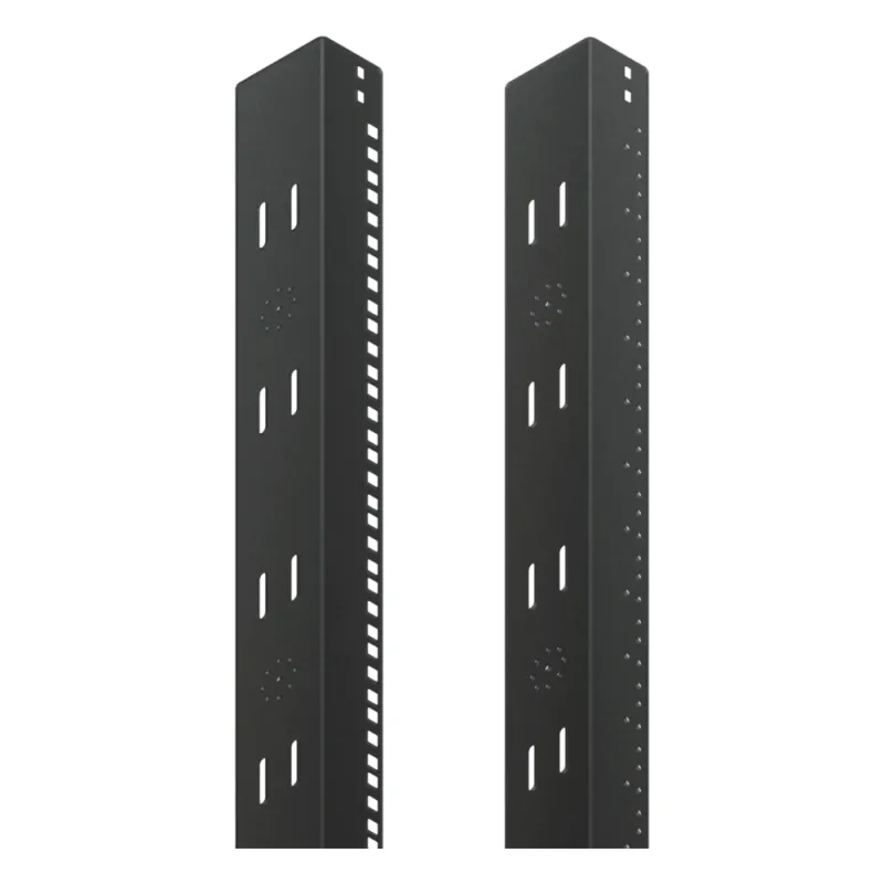 Ángulo con Tuerca Cuadrada de 19 pulgadas para rack ProLine, ajuste de 2000 mm, de acero, negro